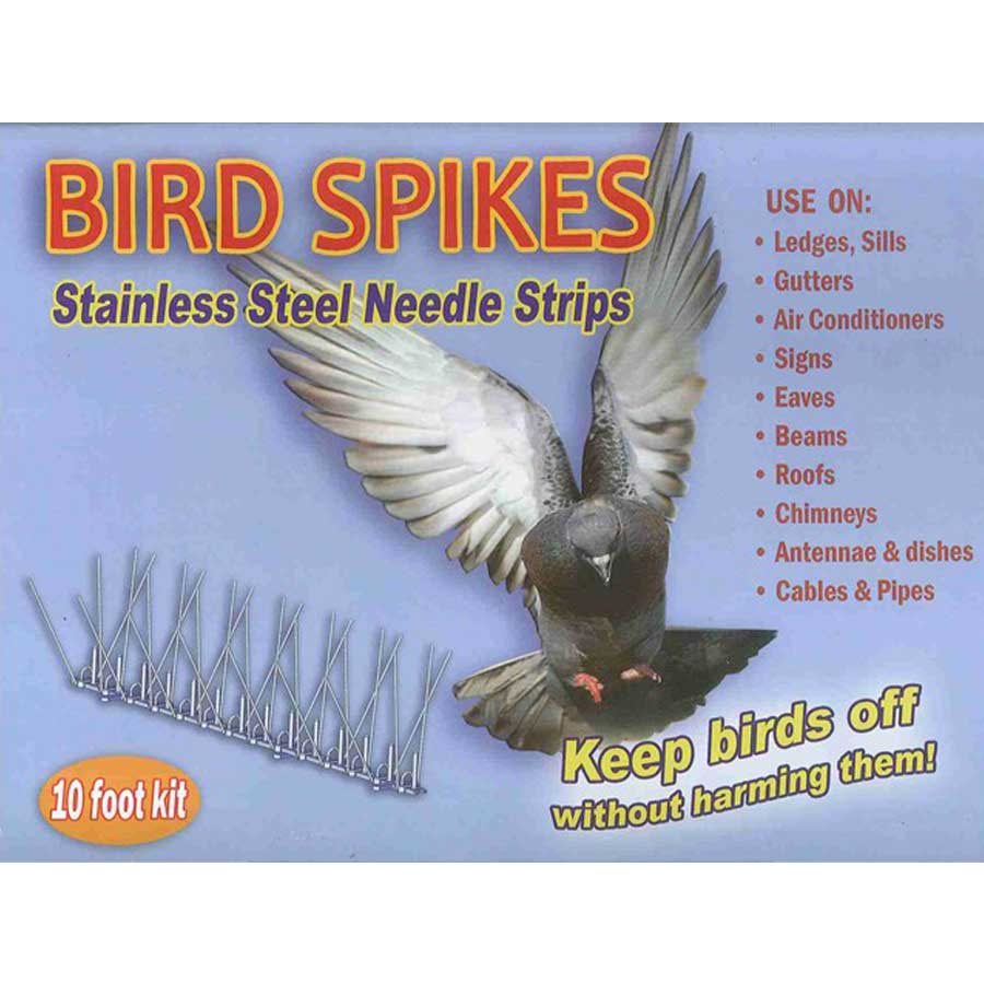BirdX Stainless Steel Spikes (10 Foot Kit)
