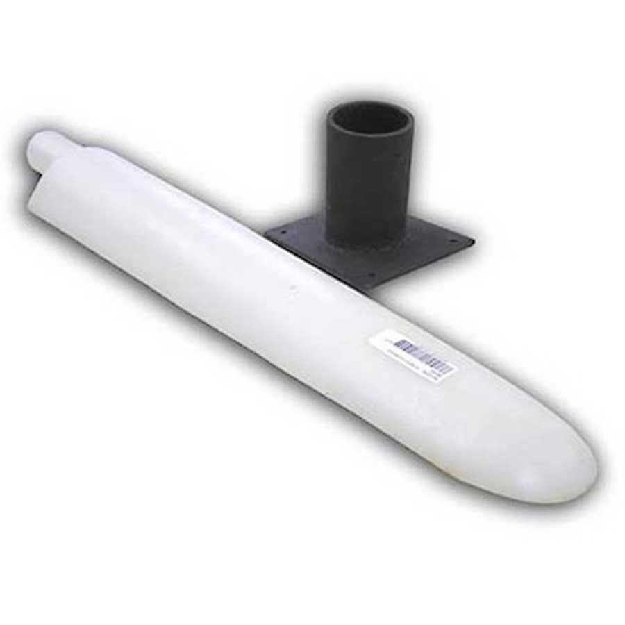 Fleshing Beam, Plastic with Mounting Plate