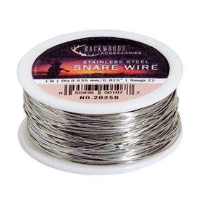 Snare Wire - 22 G Stainless Steel (1 Lb Spool)