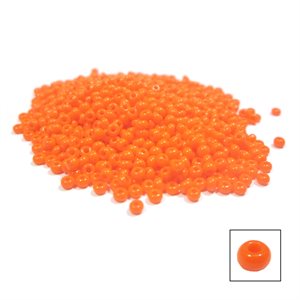 Glass Seed Beads - Orange