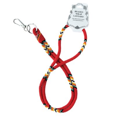 Beaded Lanyards - Red (18")