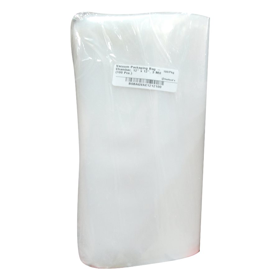 Chamber Vacuum Bags 12" x 12" (3 Mil)