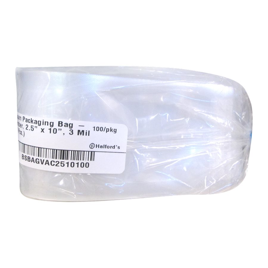 Chamber Vacuum Bags 2.5" x 10" (3 Mil)