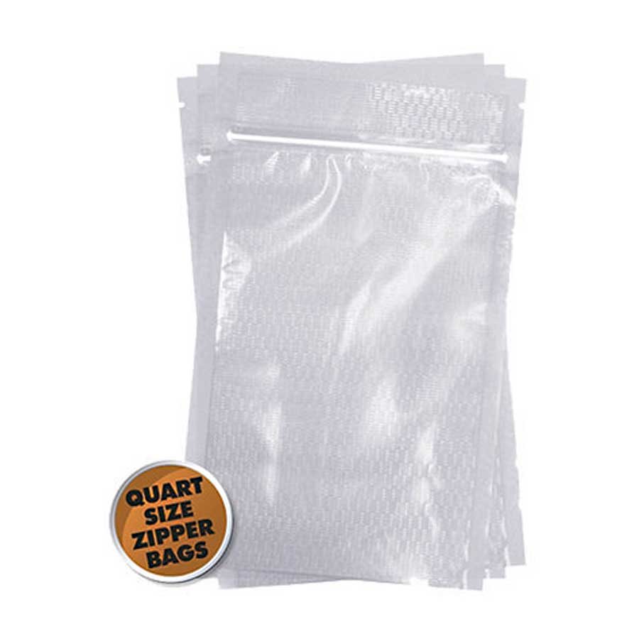 Zippered Chamber Vacuum Bags 8" x 12" (3 Mil)