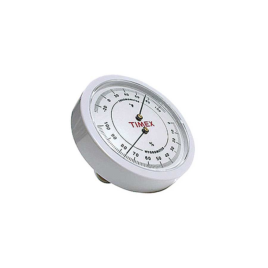 Analog WallMount Hygrometer w/Thermometer