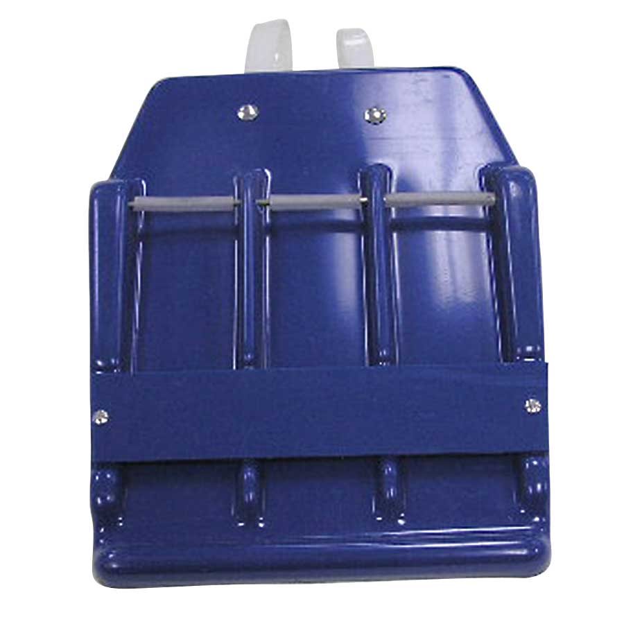 Blue Plastic Knife Scabbard Holds Three 7" Knives (7")