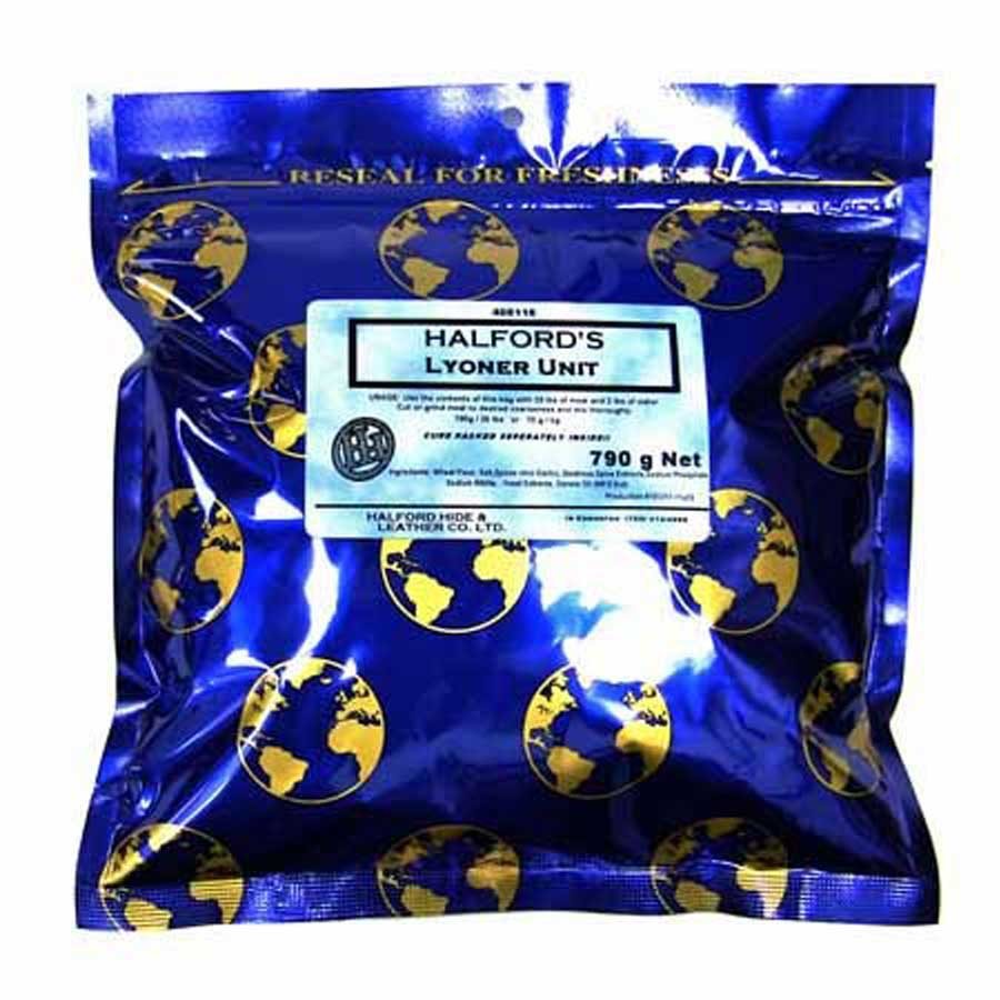 Halford’s Supreme Cured Sausage Seasoning Lyoner (Smoked German Bologna)