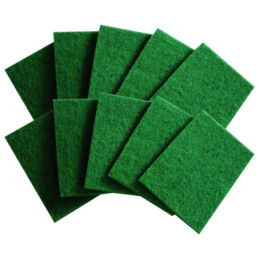 Green Nylon Scouring Pad (6" X 9")