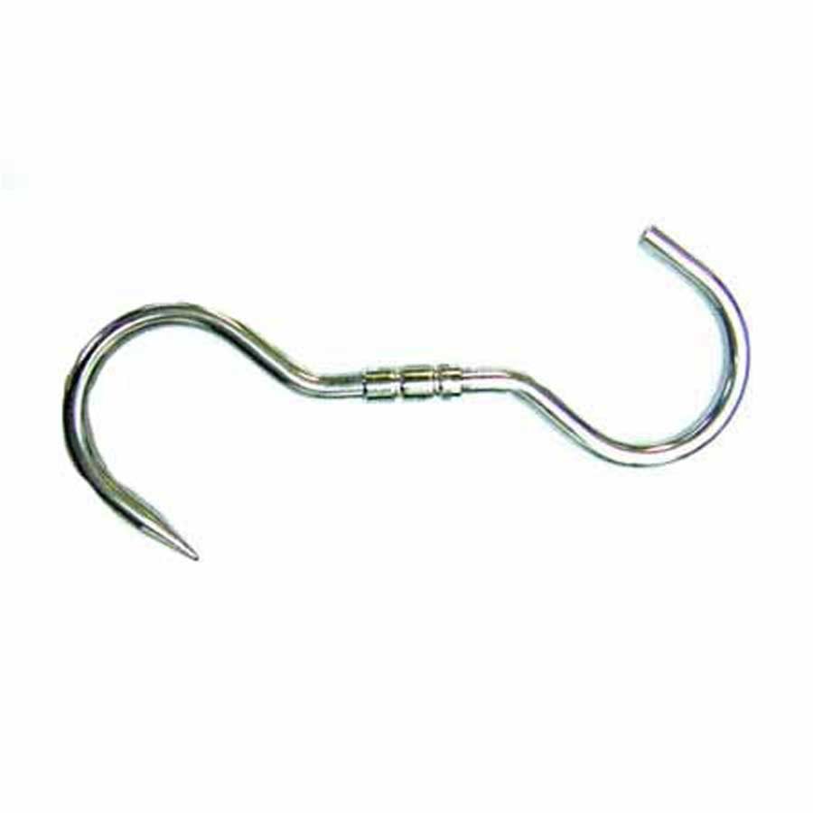 Stainless Steel "S" Hooks w/Swivel (91/2")