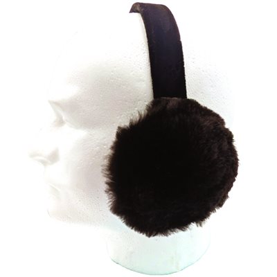 Ear Muffs - Sheared Beaver, Brown