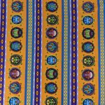 Fabric - Ind. Turtles (Stripe) #31001 - Orange