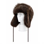 RCMP Style Beaver Fur Hat - Medium