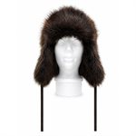 RCMP Style Beaver Fur Hat - Medium