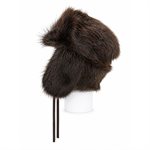RCMP Style Beaver Fur Hat - Medium