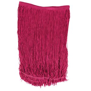 14" Chainette Fringe - Hot Pink