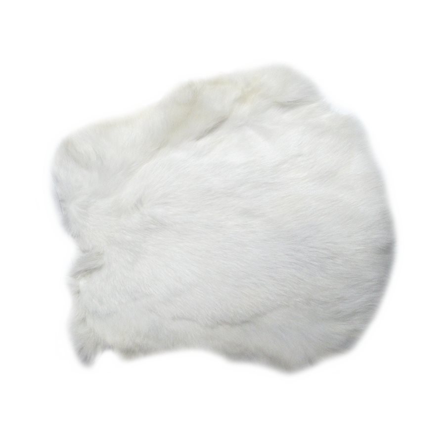 Medium Rabbit Fur White