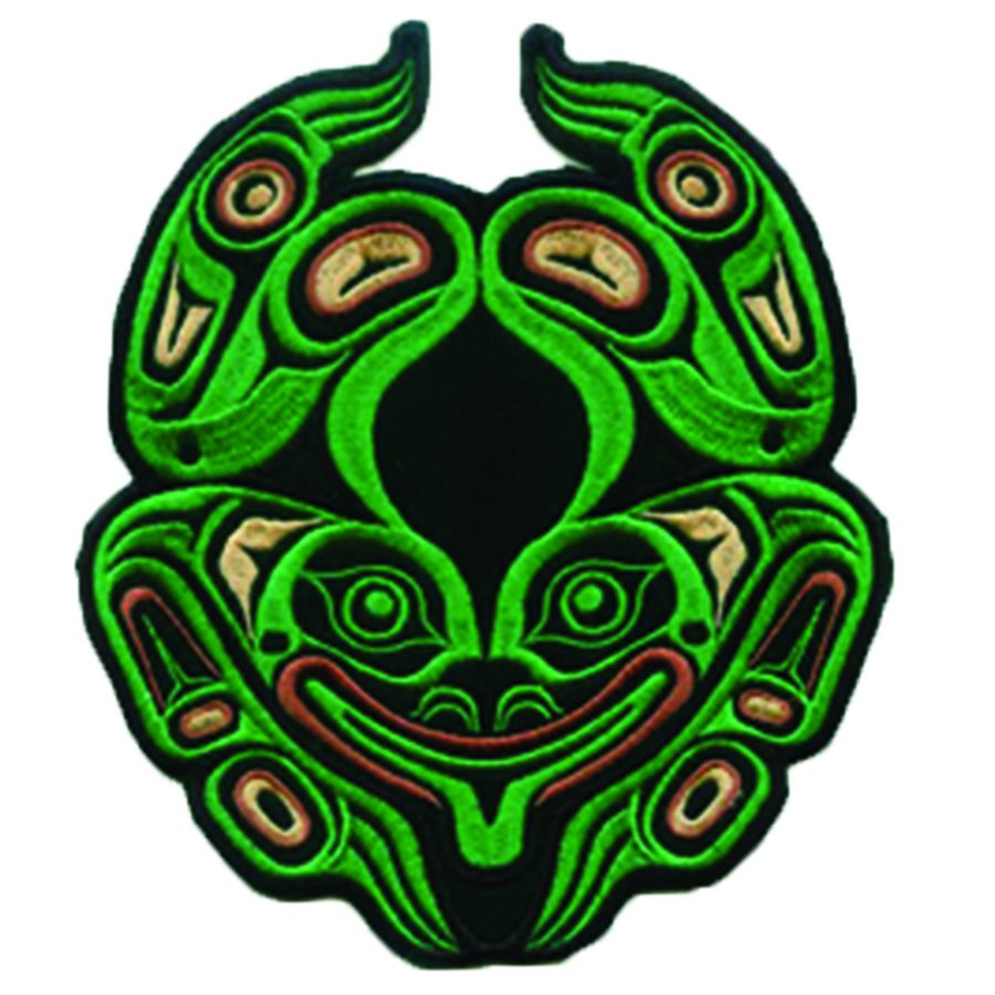 Download Frog - 7" Embroidery Patch