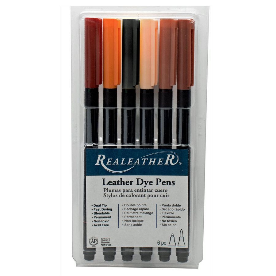 Leather Marker Pack Earth Tones (6 Pack)