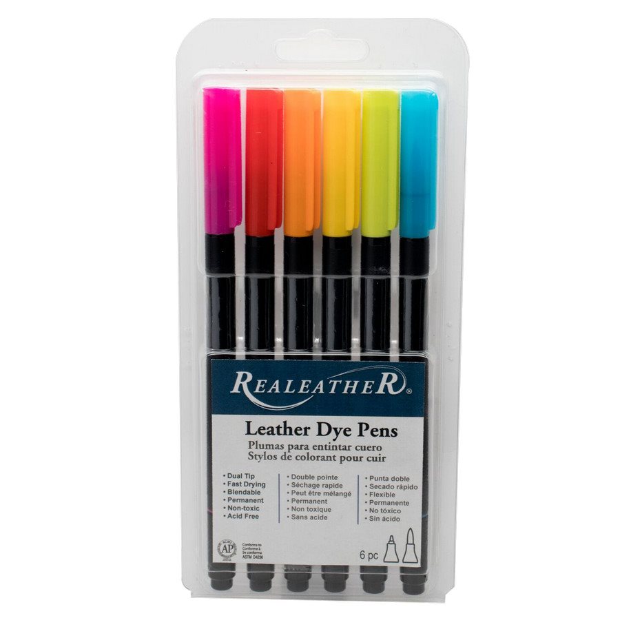 Leather Marker Pack Brights (6 Pack)
