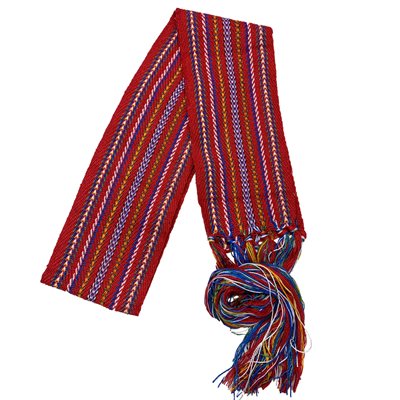 Assumption Sash Red