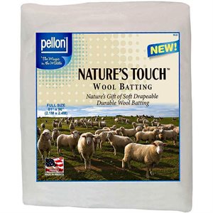 Wool Batting, Full Size-81" x 96"