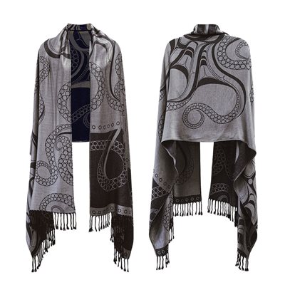 Shawl - Octopus (Grey)