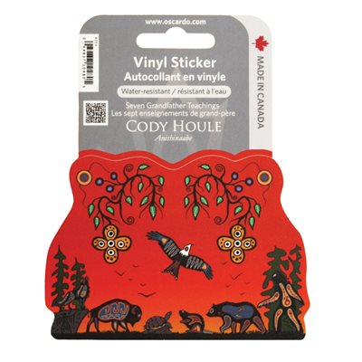 Vinyl Sticker - Seven Grandfather Teachings